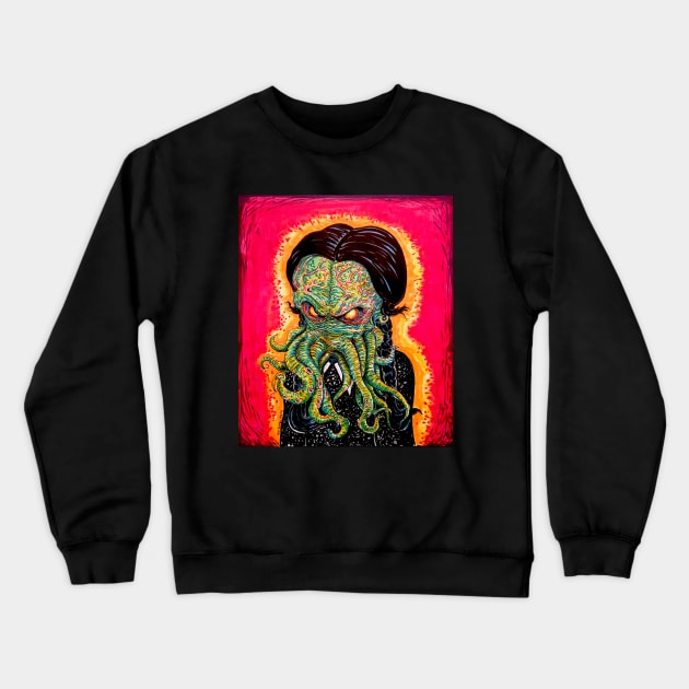 Cthulhu Goth Crewneck Sweatshirt by Robisrael